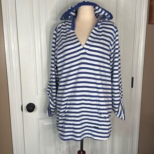 Marc New York performance striped hooded sweatshirt Sz 2X